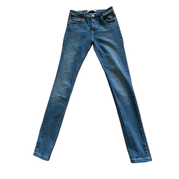 Zara Denim - ZARA Trafaluc Skinny Jeans Women's Blue Denim Stretch EUR 32